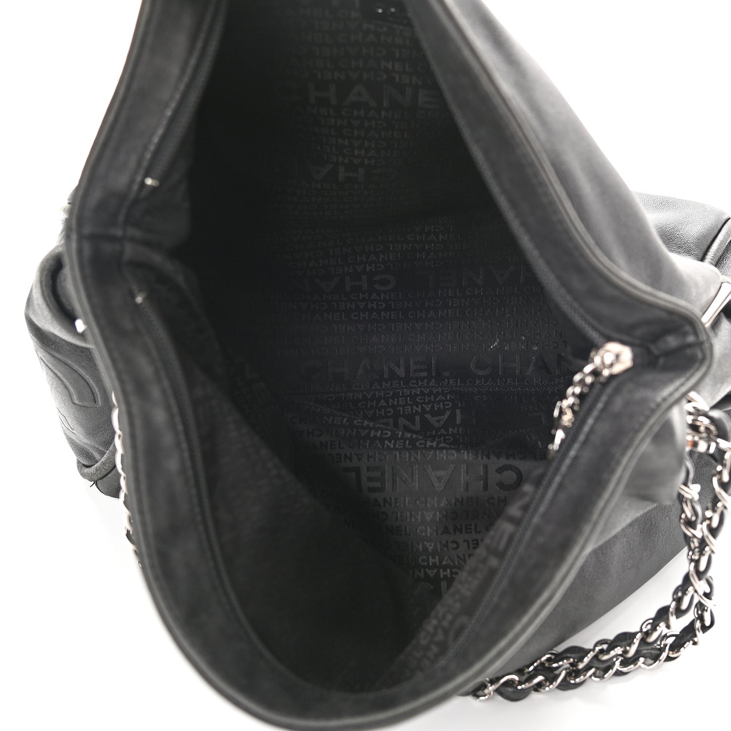 Lambskin Large Ultimate Soft Tote Black
