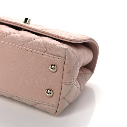 Chanel Caviar Quilted Extra Mini Coco Handle Flap Light Pink 11 of 12