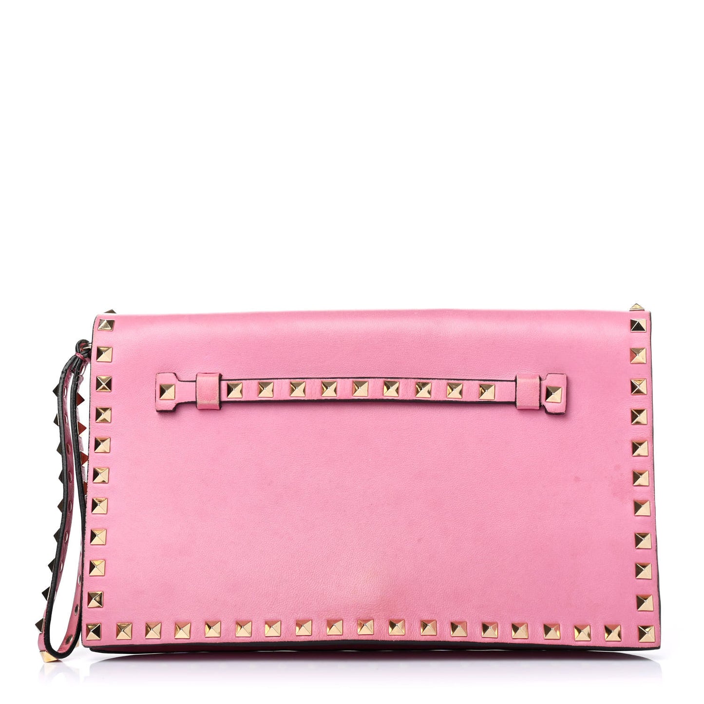 Nappa Rockstud Wristlet Clutch Ninphea