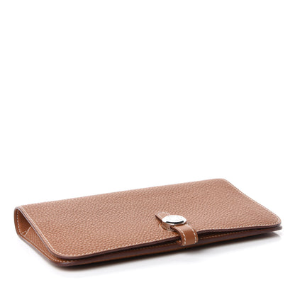 Hermes Togo Dogon Duo Wallet Gold 5 of 8