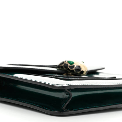 Bulgari Patent Serpenti Forever Crossbody Emerald 9 of 10
