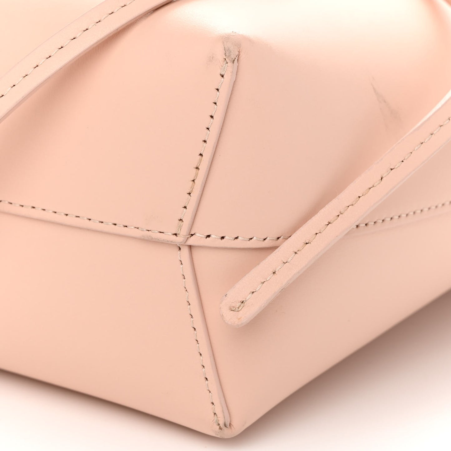 Calfskin Mini Mini Bucket Bag Rosa