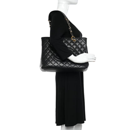 Chanel Caviar Quilted Grand Shopping Tote GST Black 2 of 14
