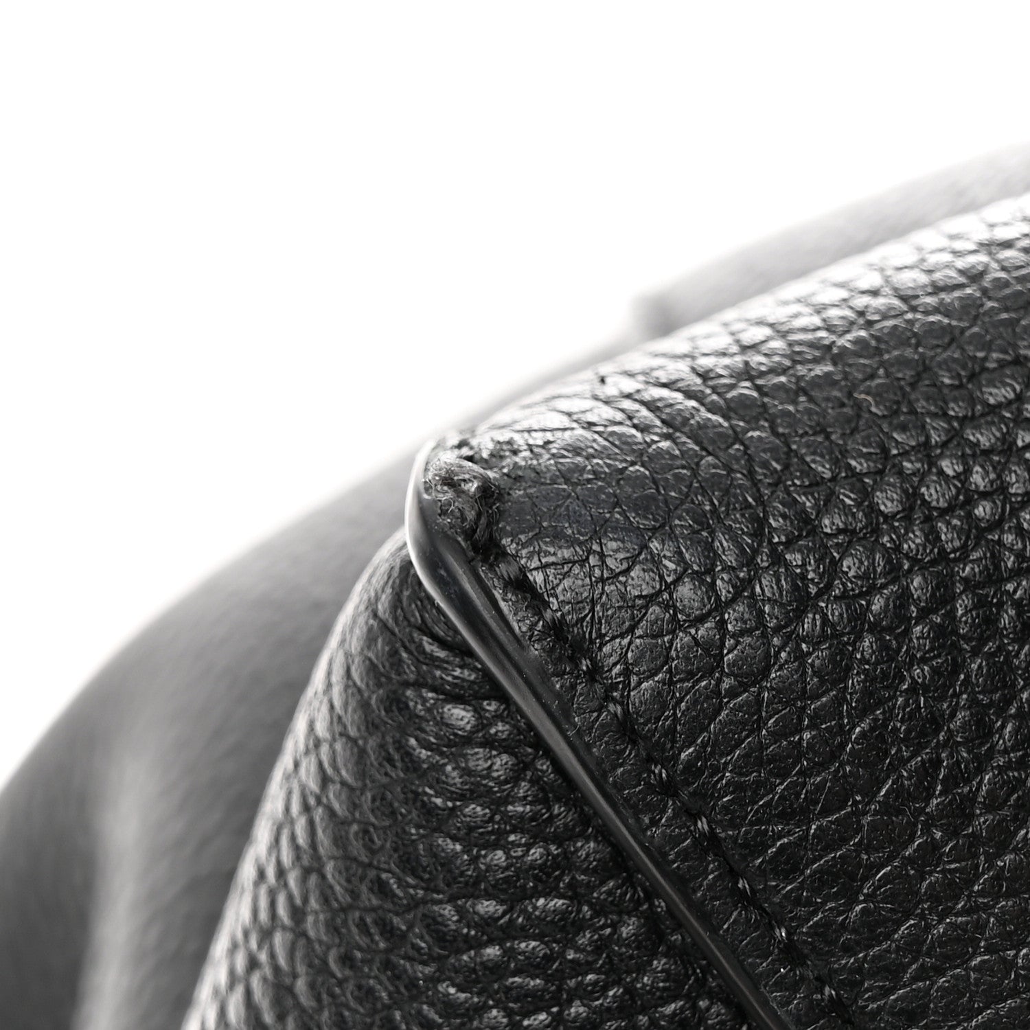Celine Soft Grained Calfskin Medium Belt Cabas Phantom Black 16 of 18