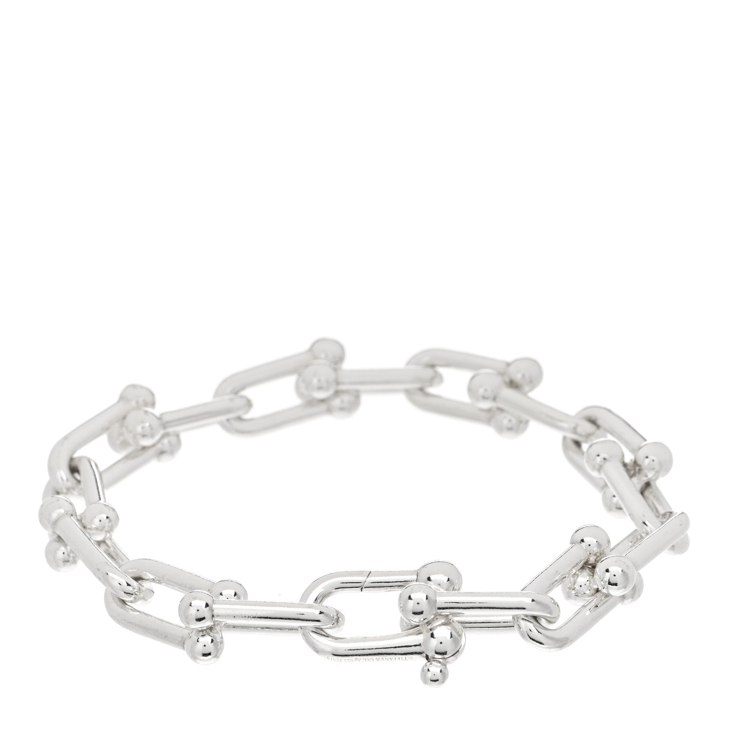 Tiffany Sterling Silver Large HardWear Link Bracelet 2 of 3