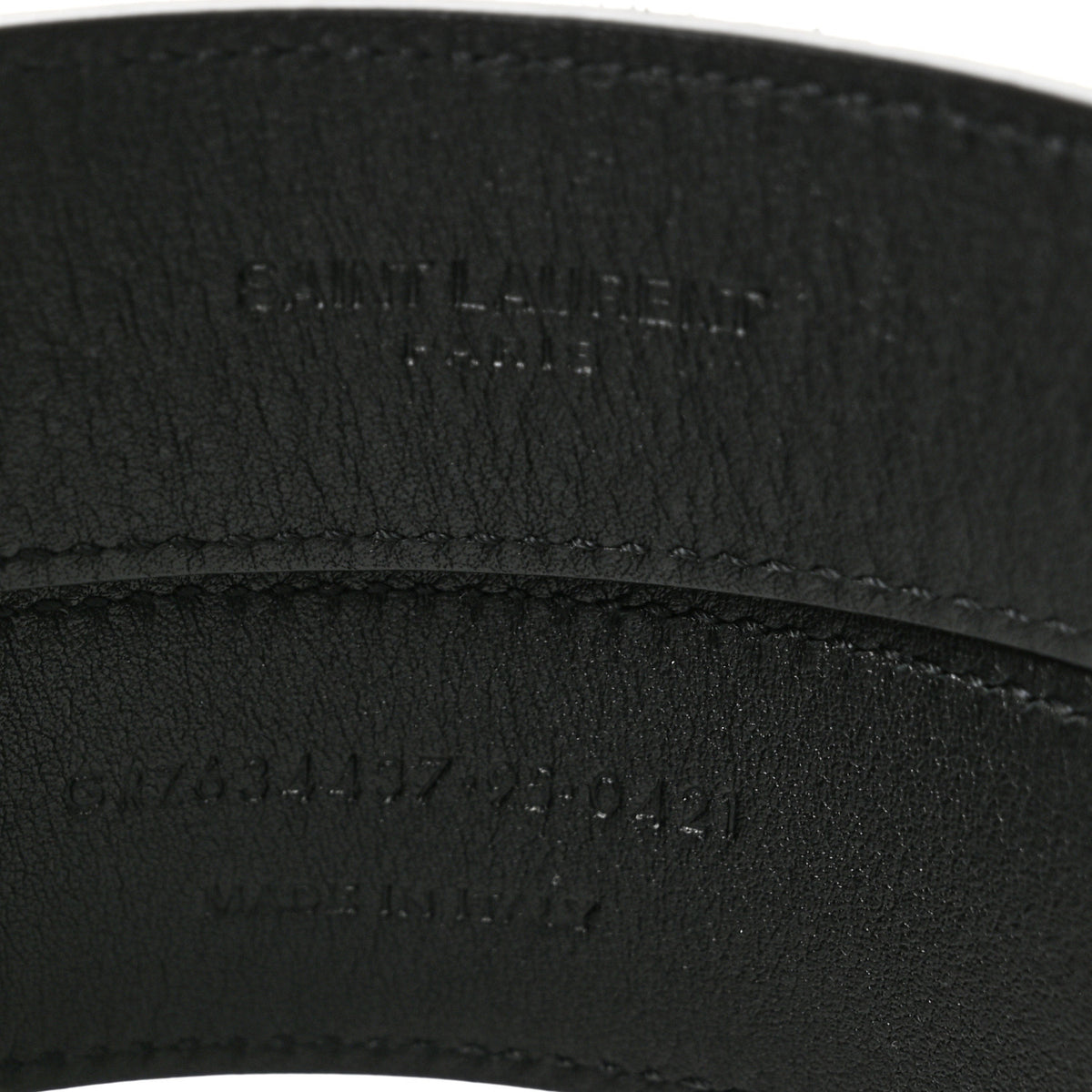 Suede Monogram Square Buckle Belt 95 38 Black