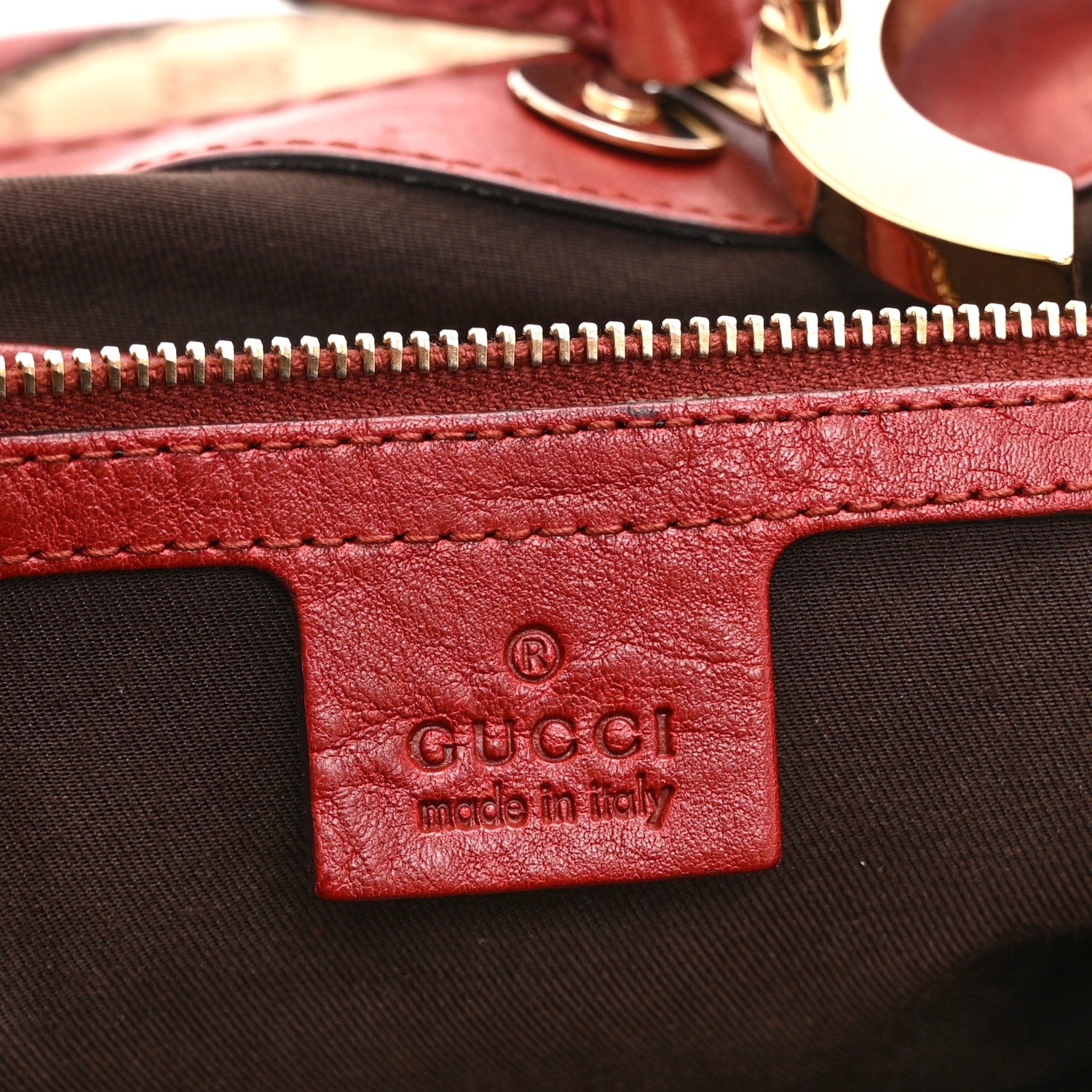 Gucci Monogram Medium Charlotte Hobo Red 6 of 11