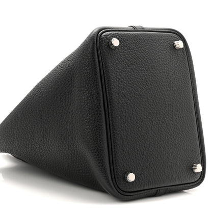Hermes Taurillon Clemence Picotin Lock 18 PM Black 9 of 10