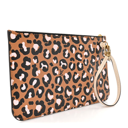 Louis Vuitton Empreinte Monogram Giant Wild At Heart Neverfull MM Pochette Brown 3 of 7