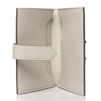 Hermes Chevre Mysore Bearn Card Holder Wallet Mushroom 5 of 11