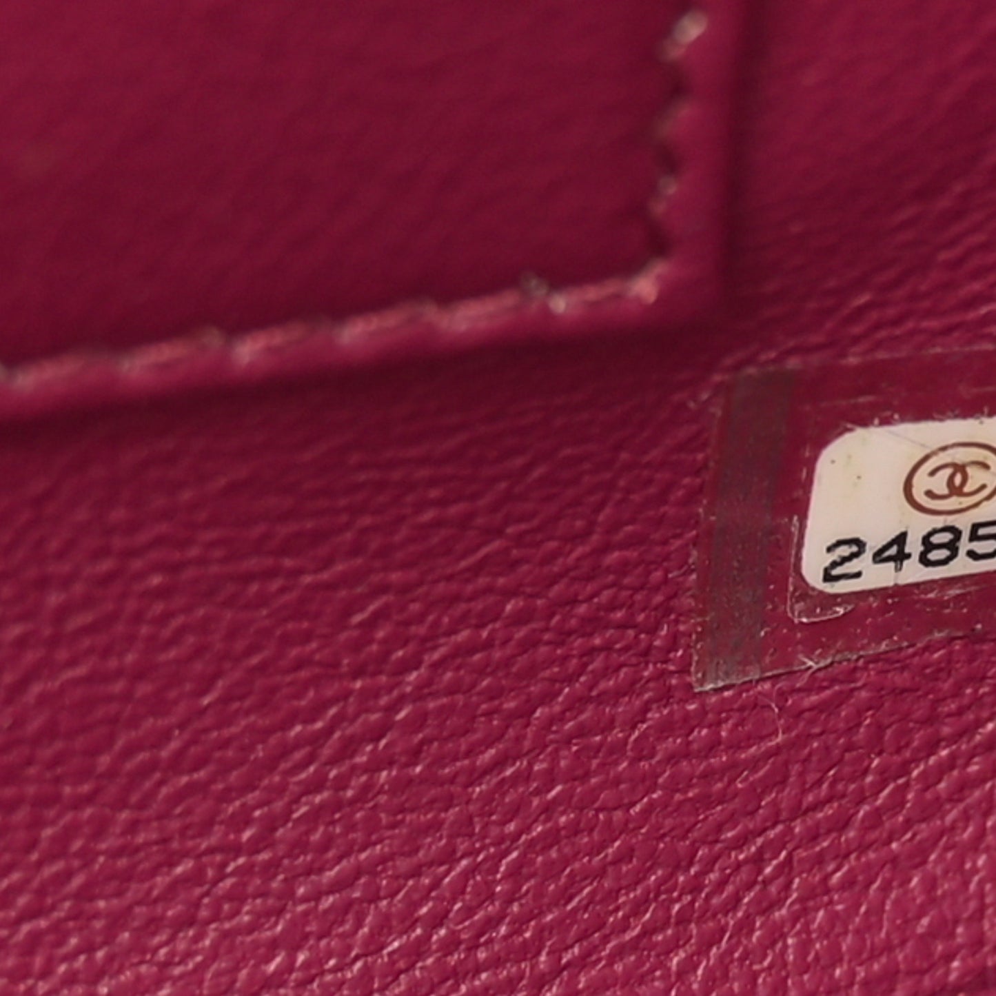 Lambskin Quilted Medium Trendy CC Flap Dual Handle Bag Dark Pink