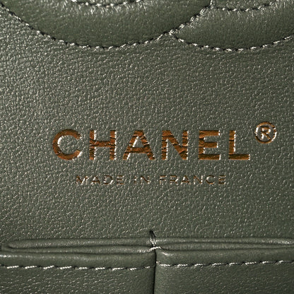 Chanel Caviar Quilted Small Double Flap Green 6 of 10