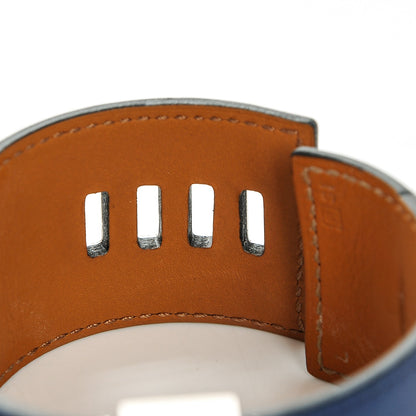 Hermes Swift Collier de Chien CDC Bracelet L Bleu Saphir 6 of 7