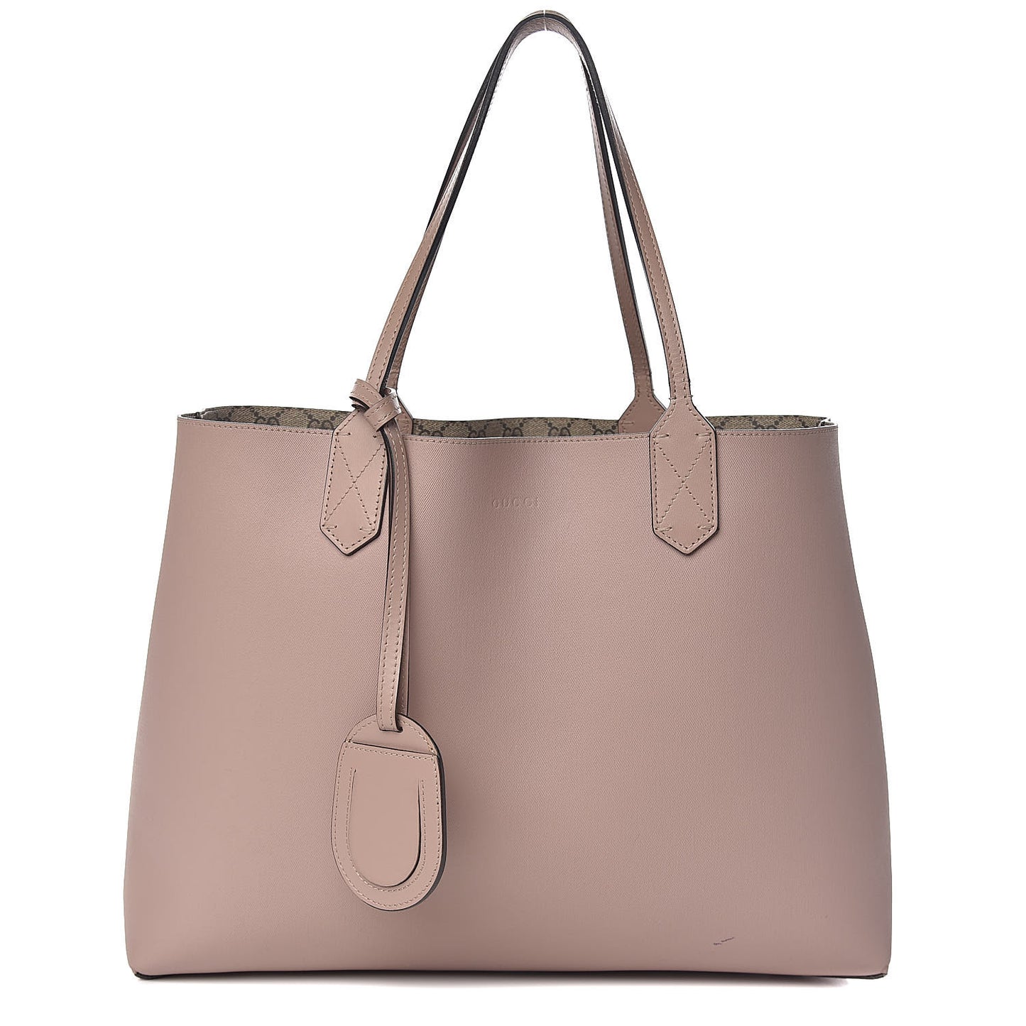 GG Supreme Monogram Medium Reversible Tote Beige Dark Cipria