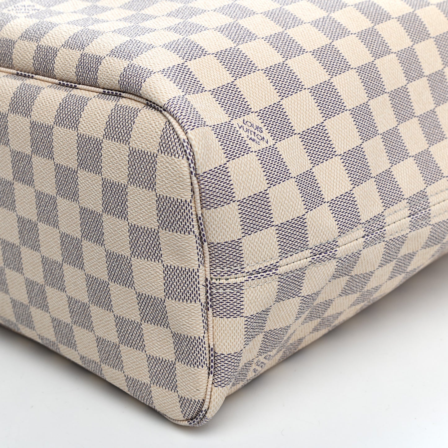 Damier Azur Neo Neverfull MM Rose Ballerine