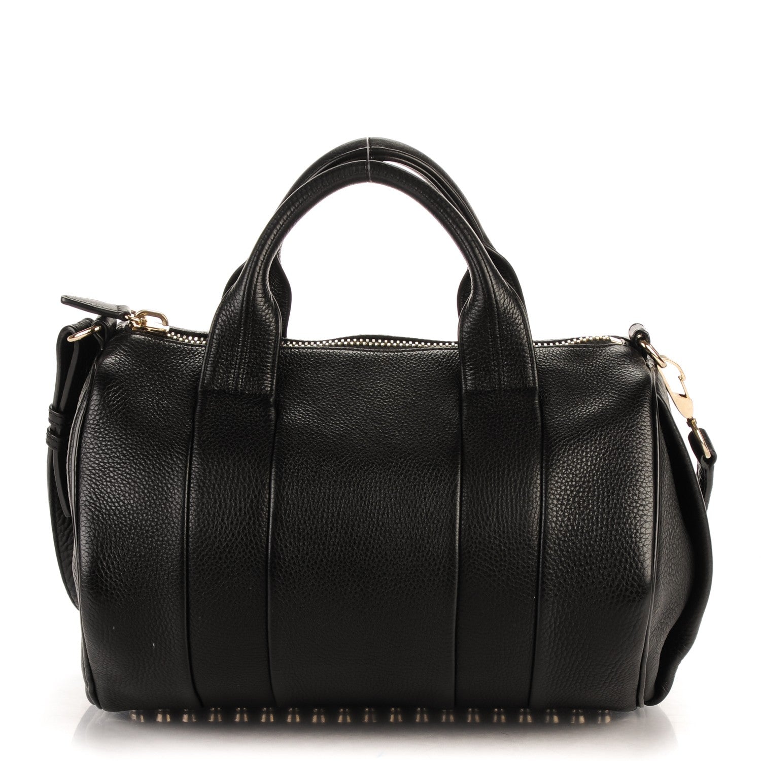 Alexander Wang Soft Pebbled Lambskin Rocco Black Pale Gold Hardware 1 of 7