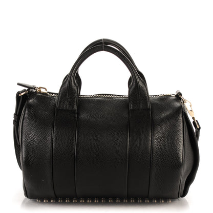 Alexander Wang Soft Pebbled Lambskin Rocco Black Pale Gold Hardware 1 of 7