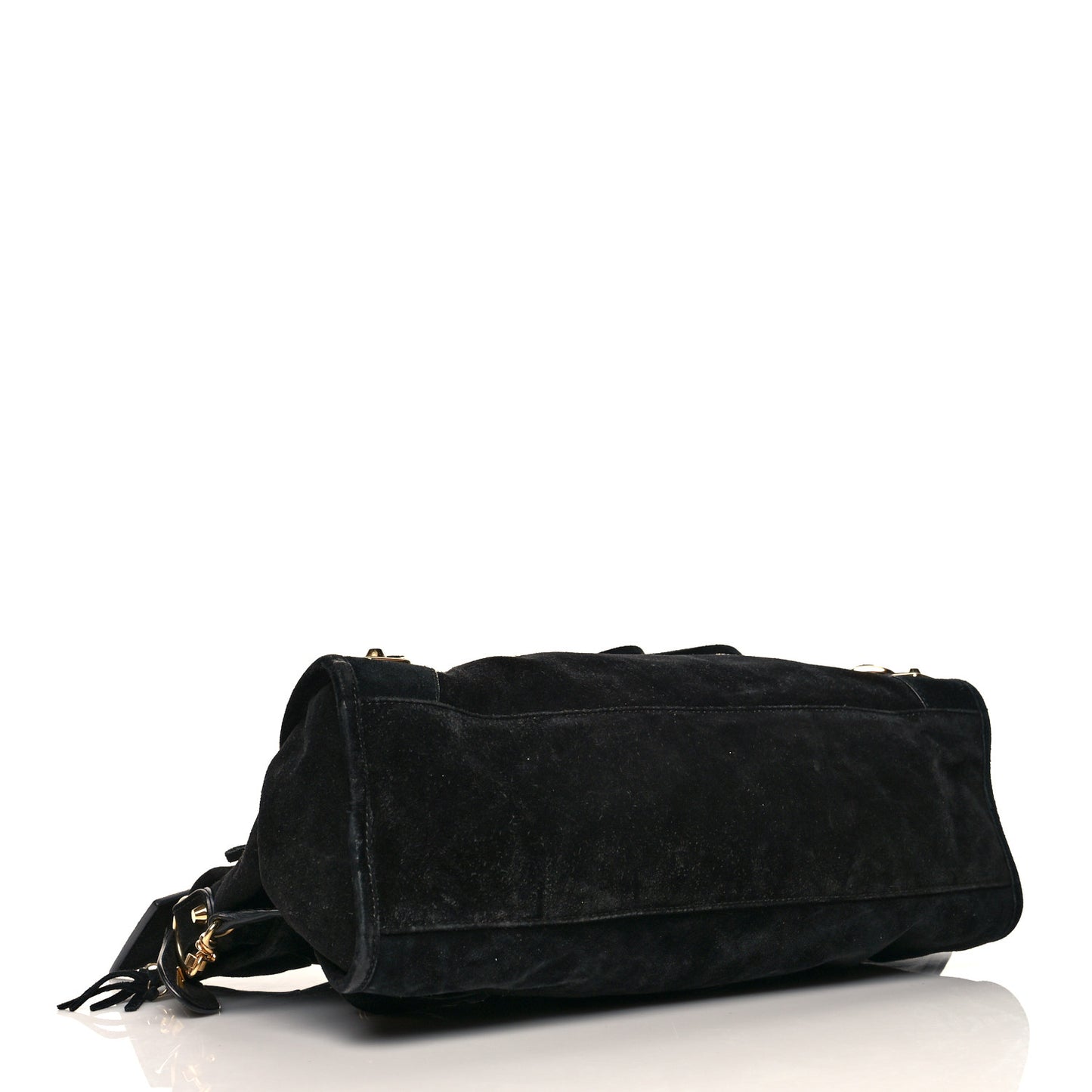 Baby Daim Gold Metallic Edge Hardware City Black