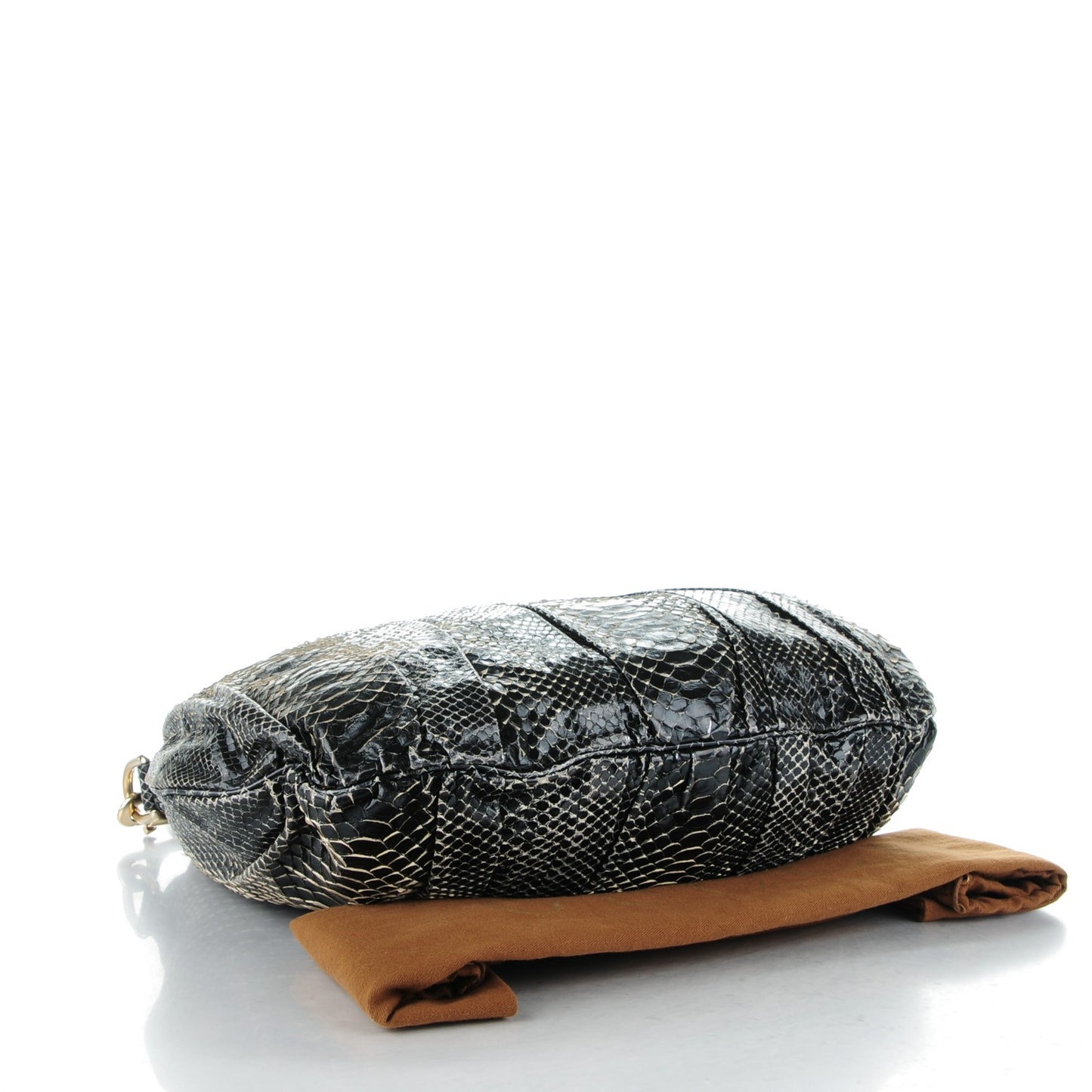 Python Medium Hysteria Top Handle Bag Black