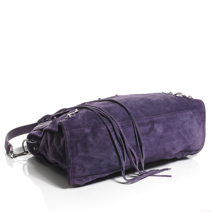 Balenciaga Baby Daim Suede City Purple 4 of 7