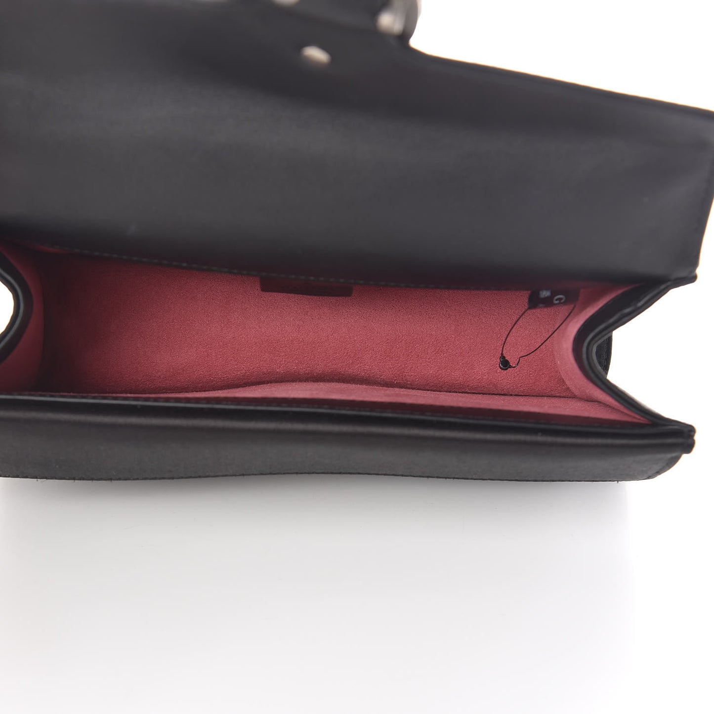 Satin Silk Crystal Small Dionysus Shoulder Bag Black Black Diamond