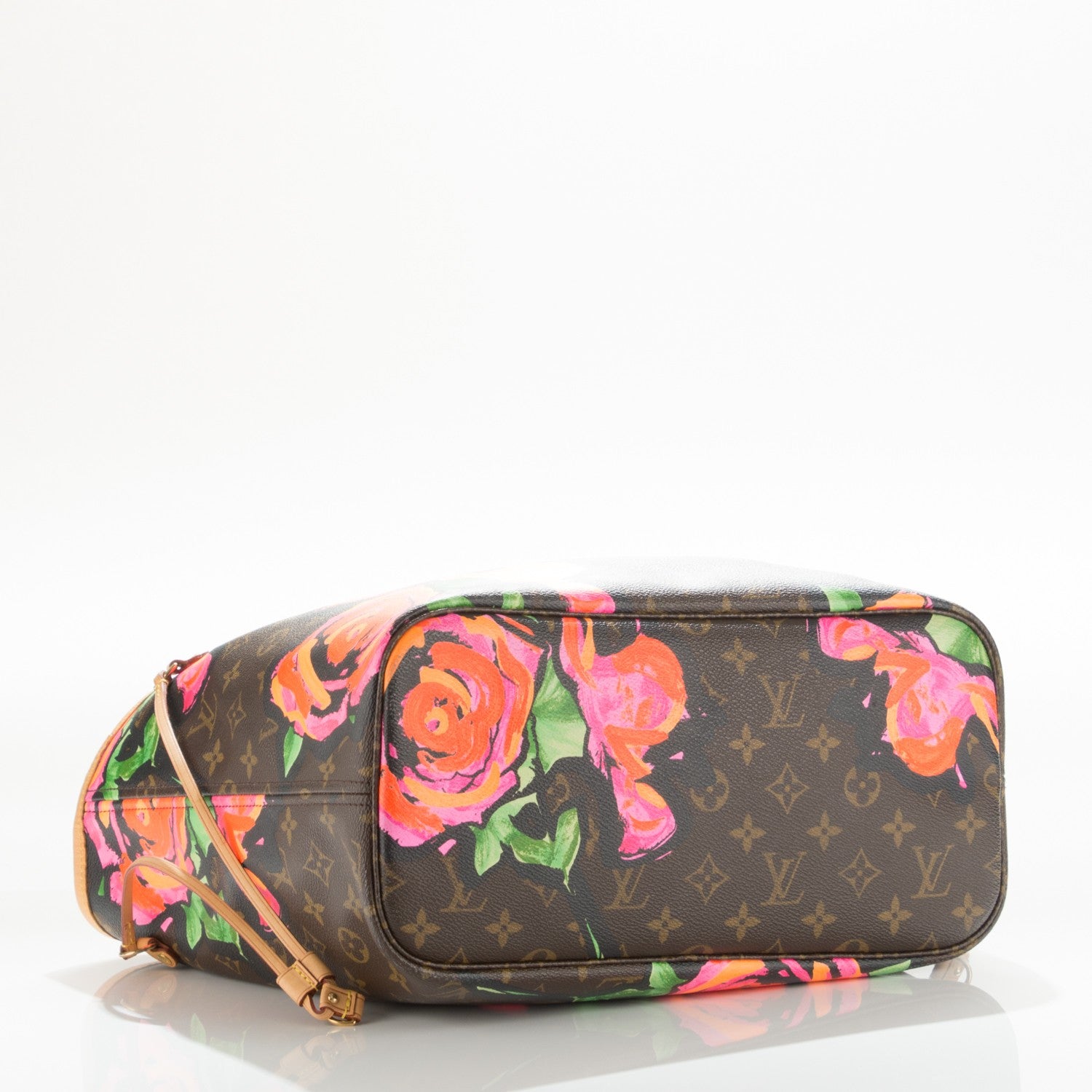 Louis Vuitton Monogram Roses Neverfull MM 4 of 16