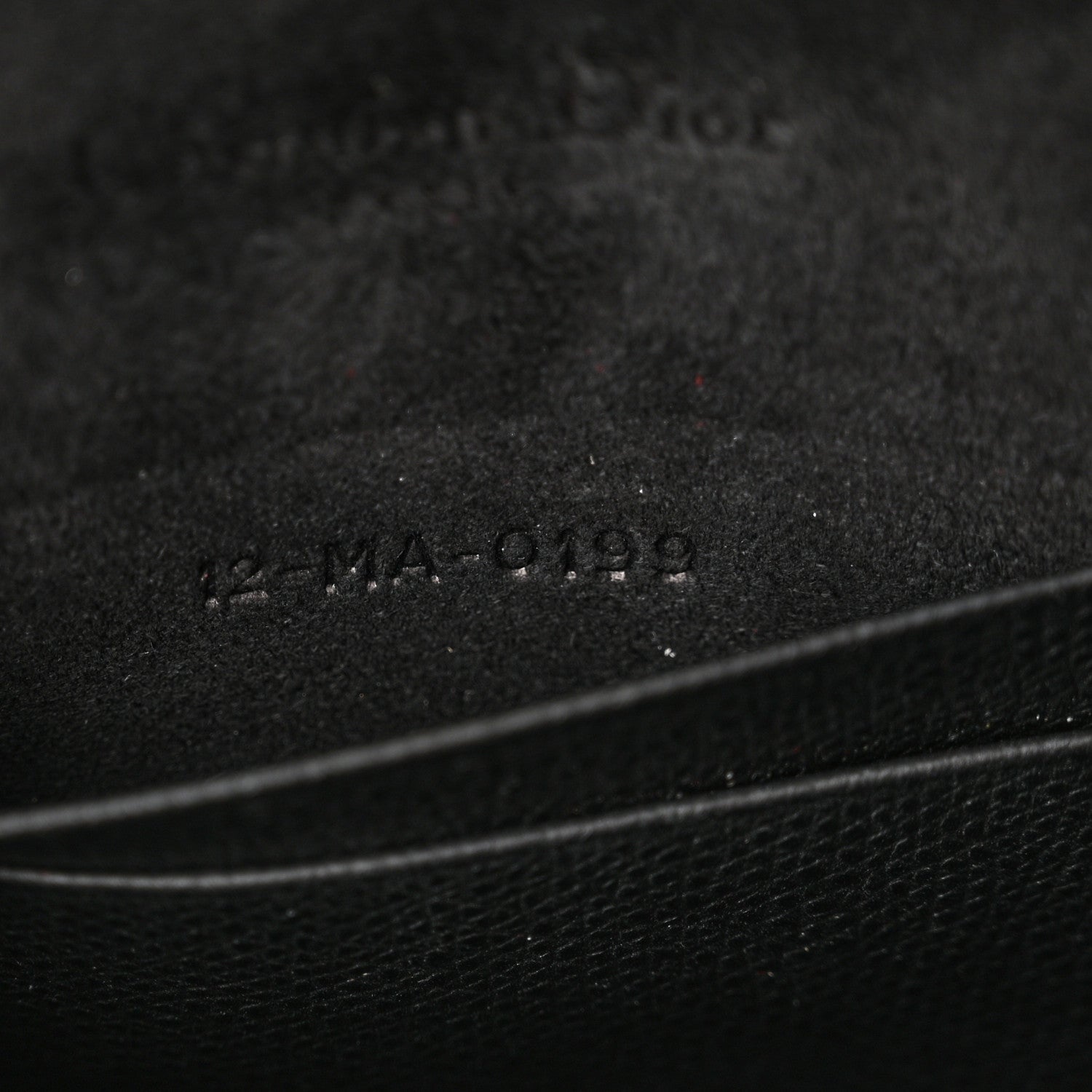 Christian Dior Grained Calfskin Saddle Belt Clutch Black 7 of 11