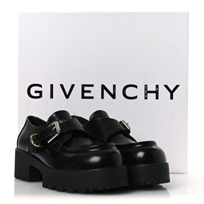 Givenchy Calfskin Voyou Monk Loafers 39  Black 12 of 12