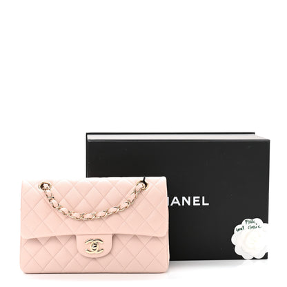Chanel Caviar Quilted Small Double Flap Light Pink 10 of 10