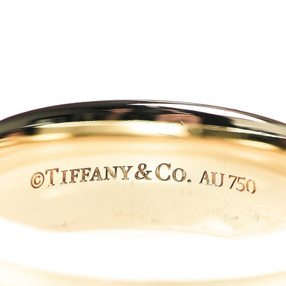 Tiffany 18K Yellow Gold T Two Ring 49 4.75 3 of 3