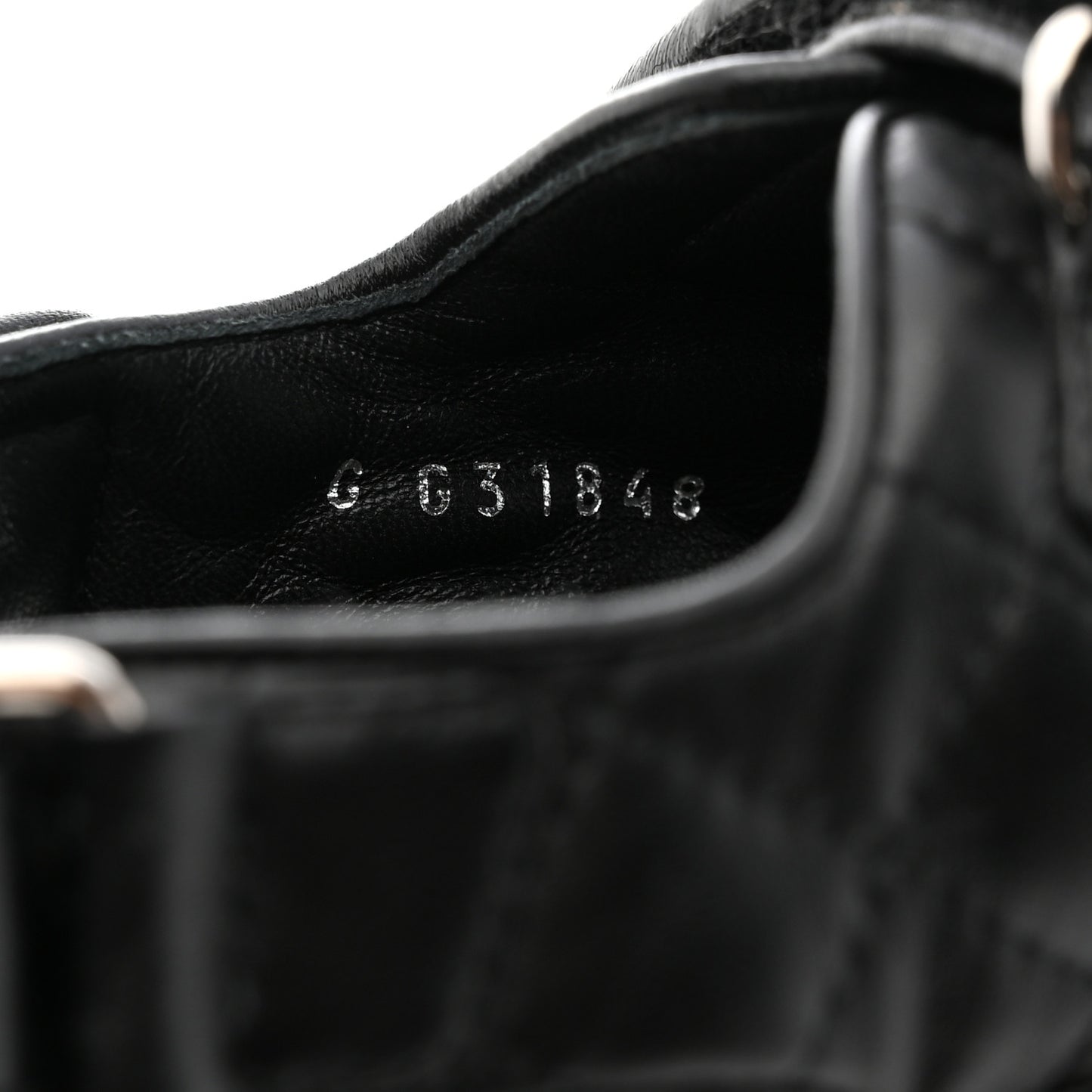 Lambskin Velcro Dad Sandals 38 Black