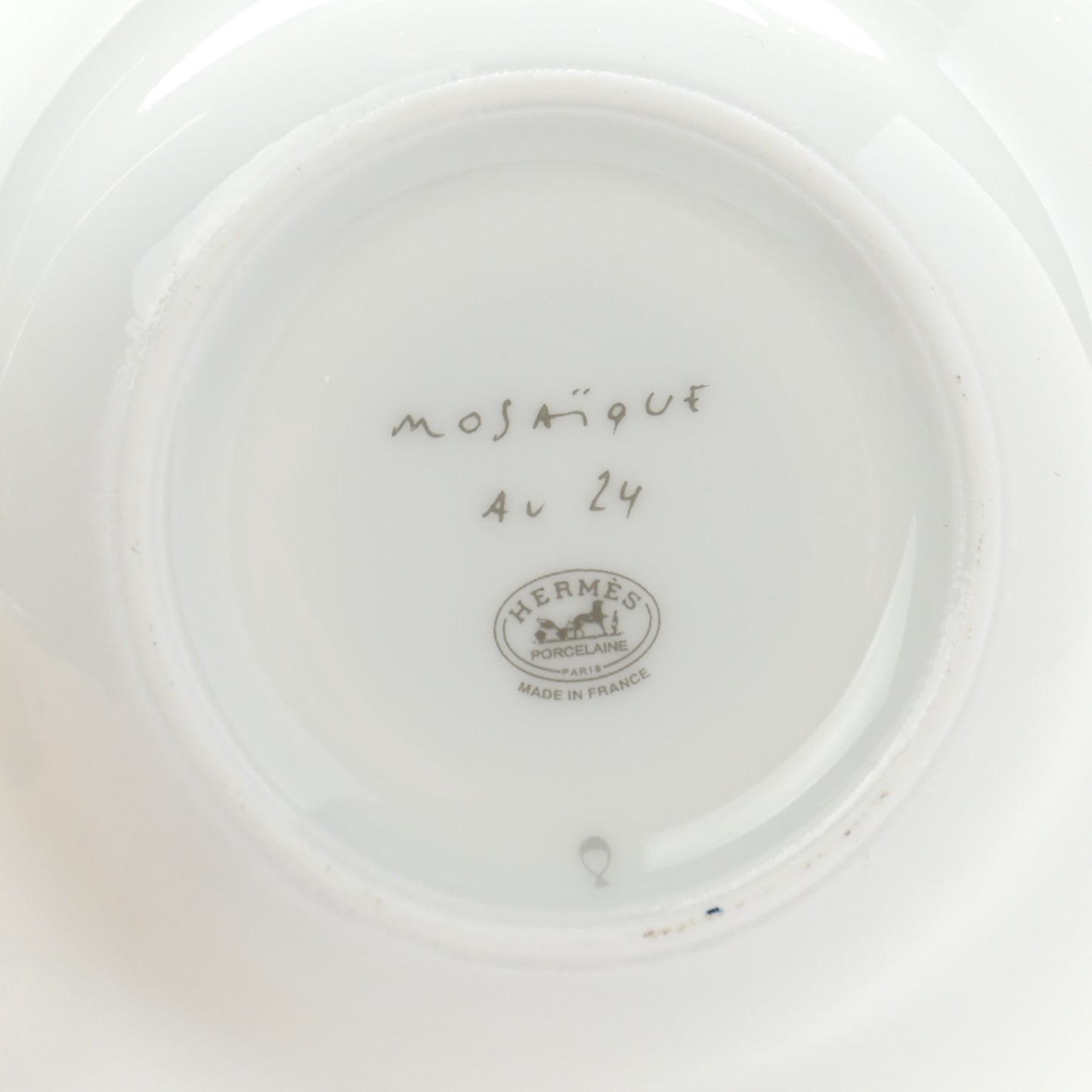 Porcelain Mosaique au 24 Coffee Cup and Saucer Set of 2