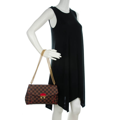Louis Vuitton Damier Ebene Caissa Clutch Cherry 2 of 7