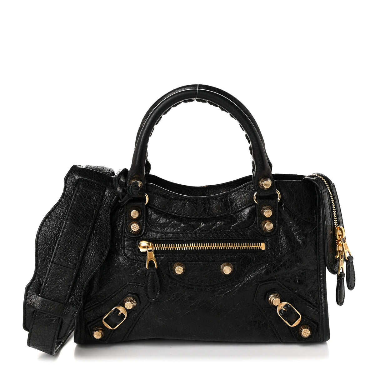 Agneau Giant 12 Gold Hardware Mini City Black