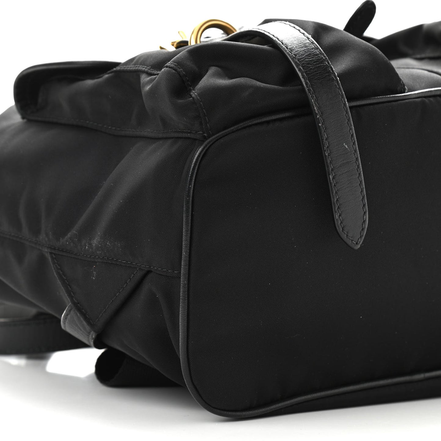 Tessuto Nylon Vitello Backpack Black