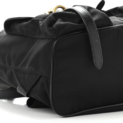 Prada Tessuto Nylon Vitello Backpack Black 5 of 10