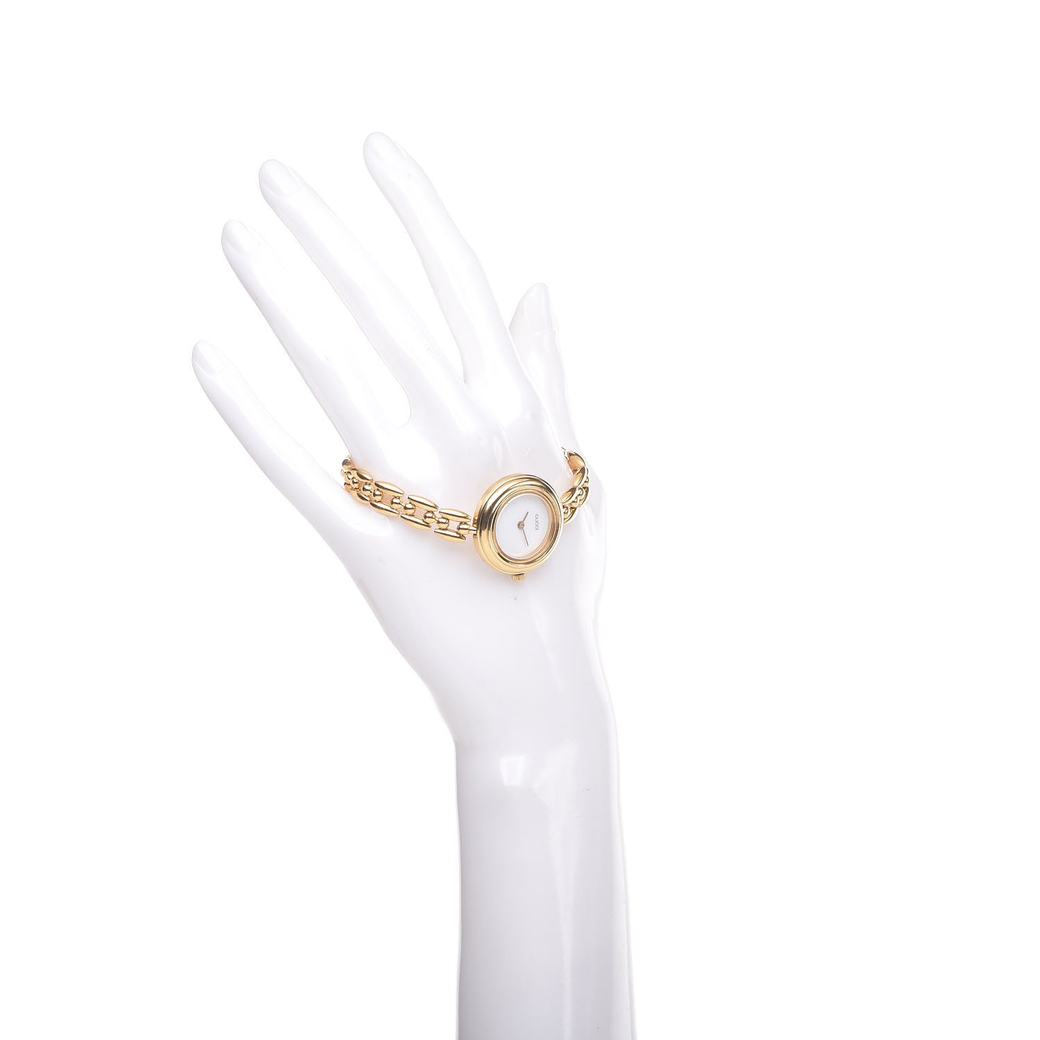 Gucci Stainless Steel 26mm Rice Link Interchangeable Bezel Quartz Watch 2 of 8