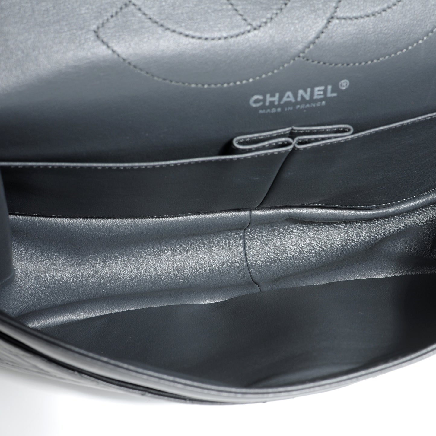 Aged Calfskin 2.55 Reissue 227 Flap Grey
