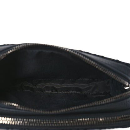Christian Dior Oblique Zipped With Strap Pouch Black 6 of 11