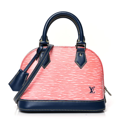 Louis Vuitton Epi Alma BB Denim Red 1 of 7