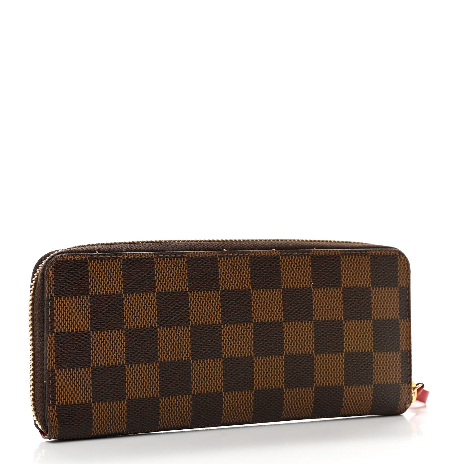 Louis Vuitton Damier Ebene Clemence Wallet Cherry 3 of 9