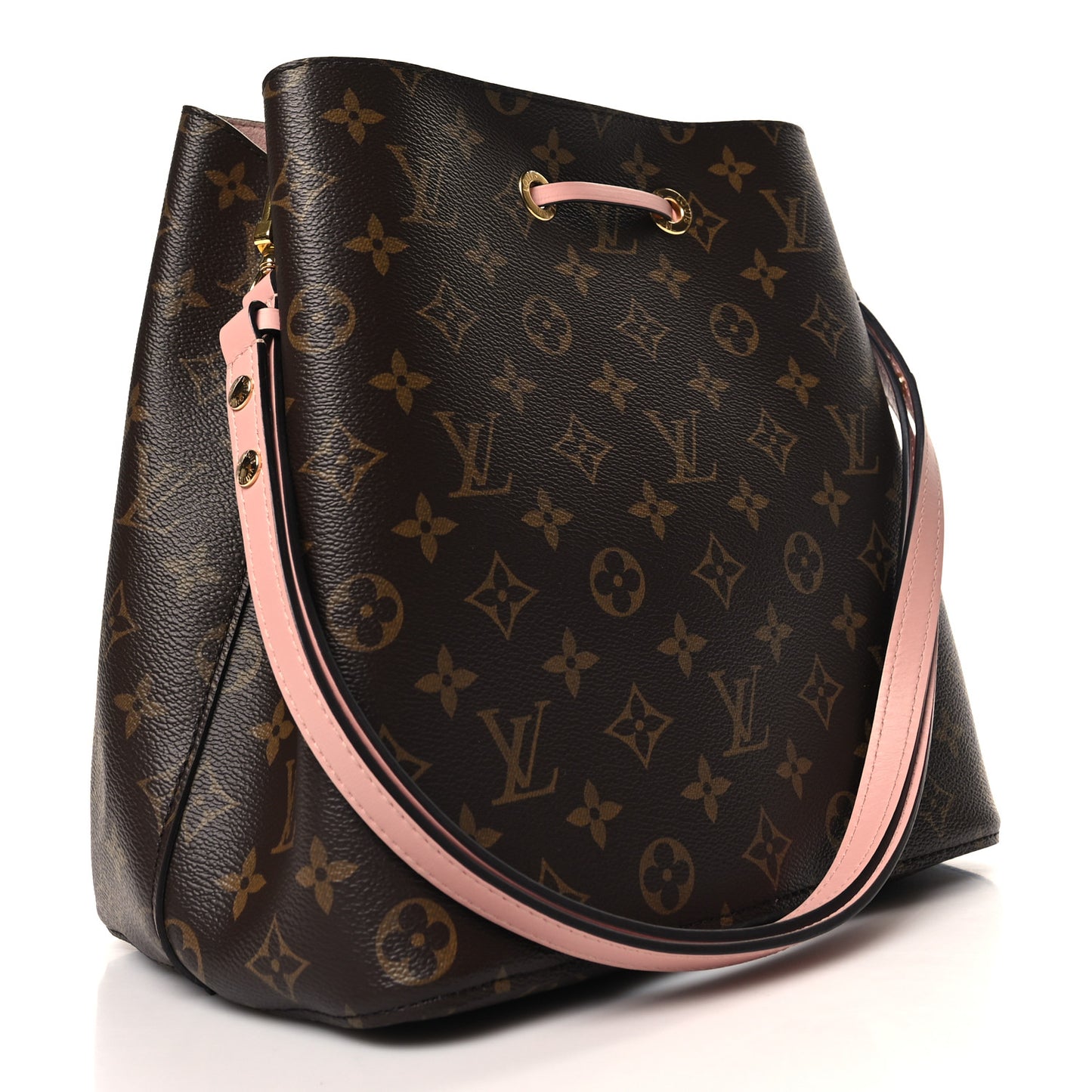 LOUIS VUITTON Monogram Neonoe MM Rose Poudre