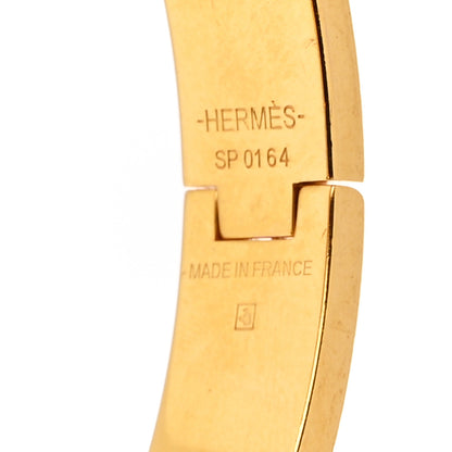 Hermes Enamel Narrow Clic Clac H Bracelet PM Black 4 of 4