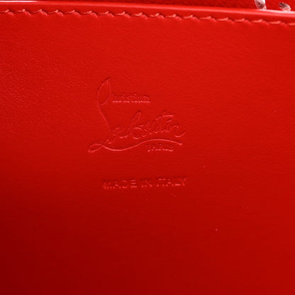Christian Louboutin Calfskin Loubinthesky Small Perforated Cabarock Spikes Tote Biscotto 6 of 10