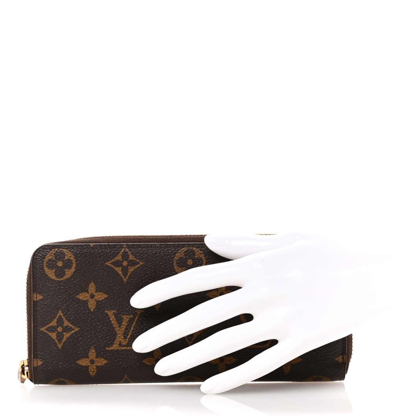 Monogram Clemence Wallet Rose Ballerine
