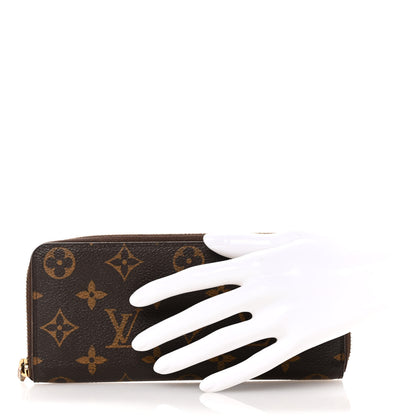 Louis Vuitton Monogram Clemence Wallet Rose Ballerine 2 of 11