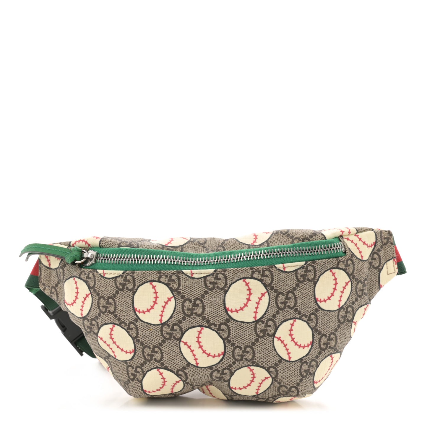 GG Supreme Monogram Baseballs Web Childrens Belt Bag