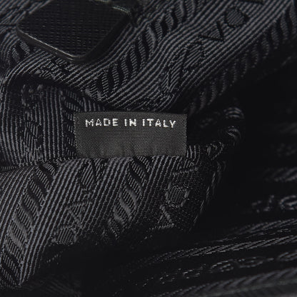 Prada Nylon Tessuto Saffiano Robot Tote Bag Black Petal 7 of 11