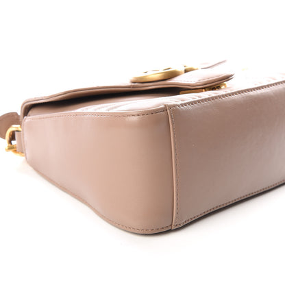 Gucci Calfskin Matelasse Mini GG Marmont Top Handle Shoulder Bag Porcelain Rose 5 of 9