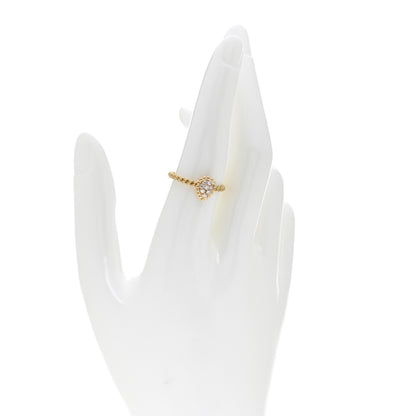 Boucheron 18K Yellow Gold Diamond XS Serpent Boheme Ring 56 7.5 2 of 5